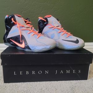 Nike LeBron XII Easter Shoes Men's Sz 6Y